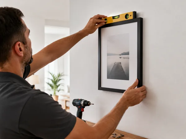 Quadros e espelhos — Fixações ao domicílio