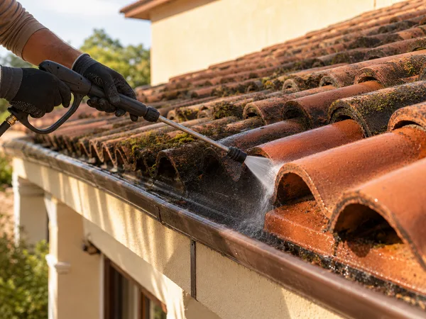 Limpeza e manutenção de telhados — Telhados e Caleiras ao domicílio